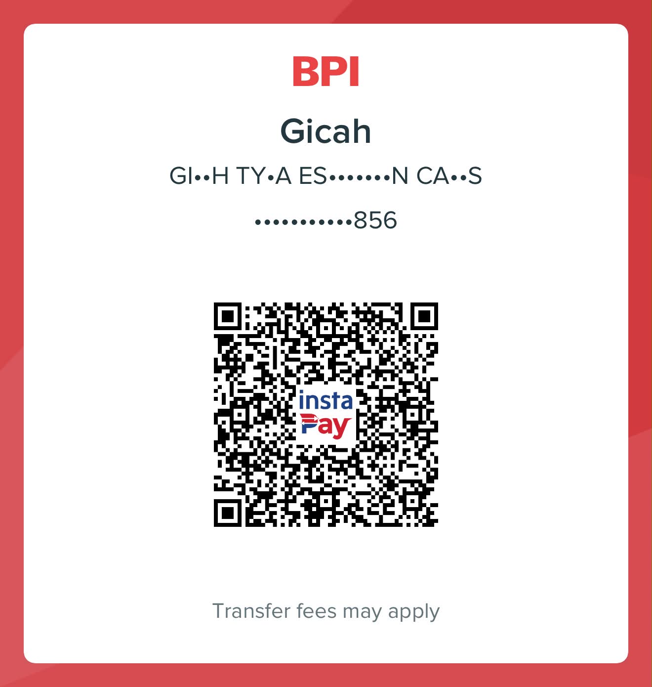 QR code for monetary gifts 1