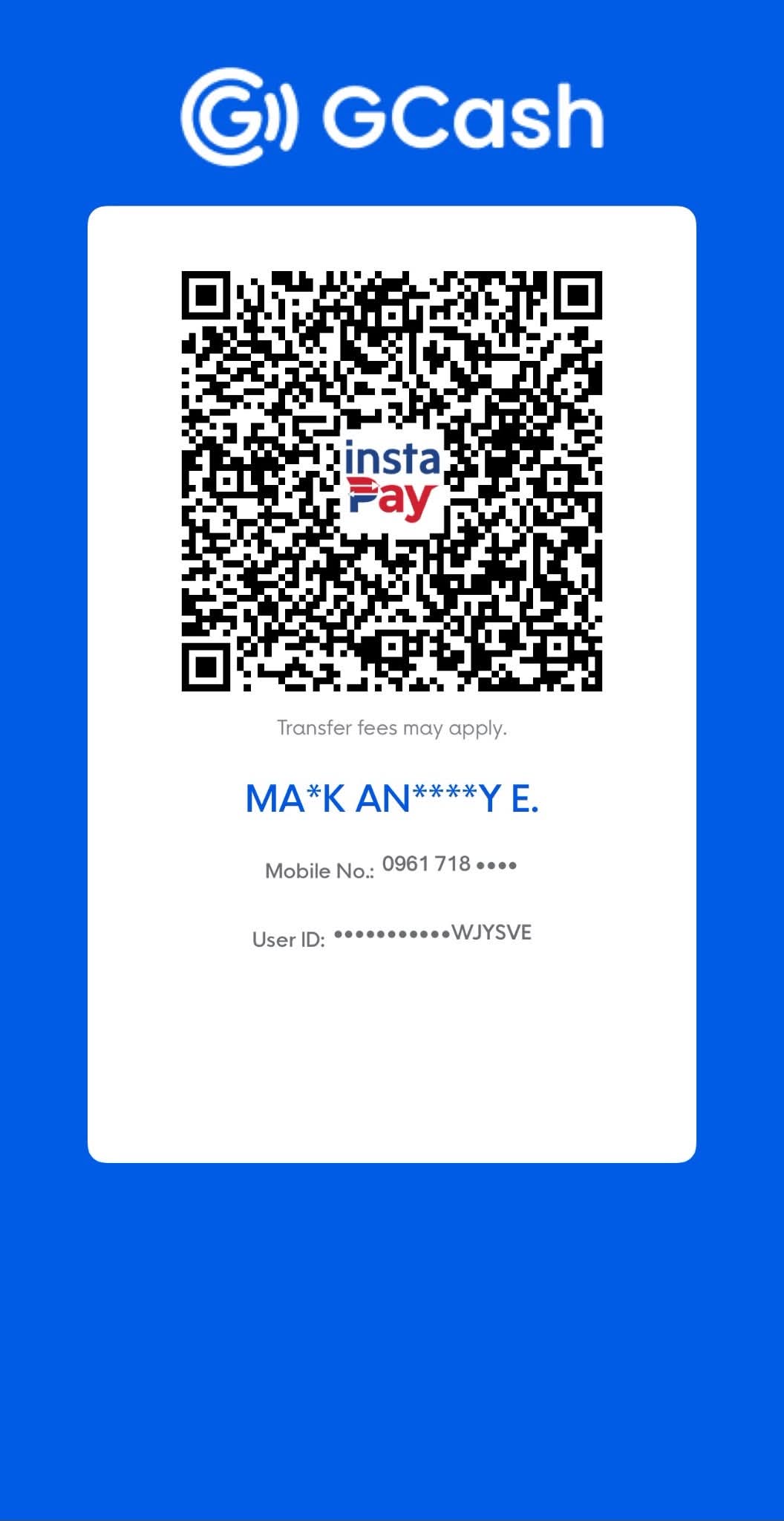 QR code for monetary gifts 2