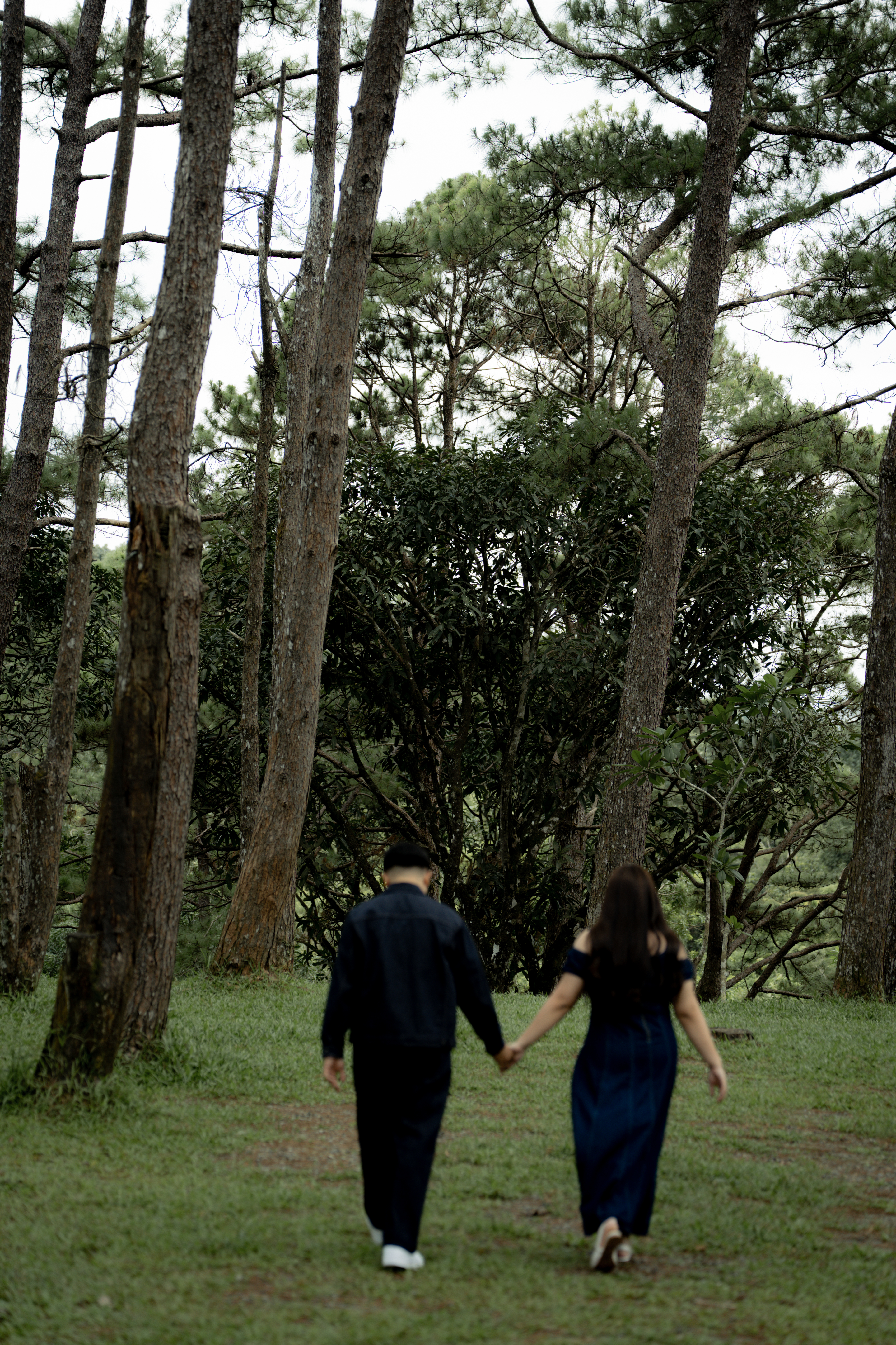 Mark and Gicah holding hands
